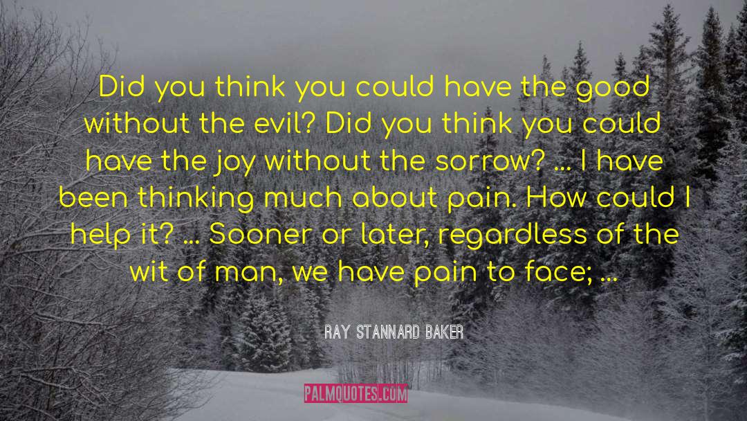 Ray Stannard Baker Quotes: Did you think you could