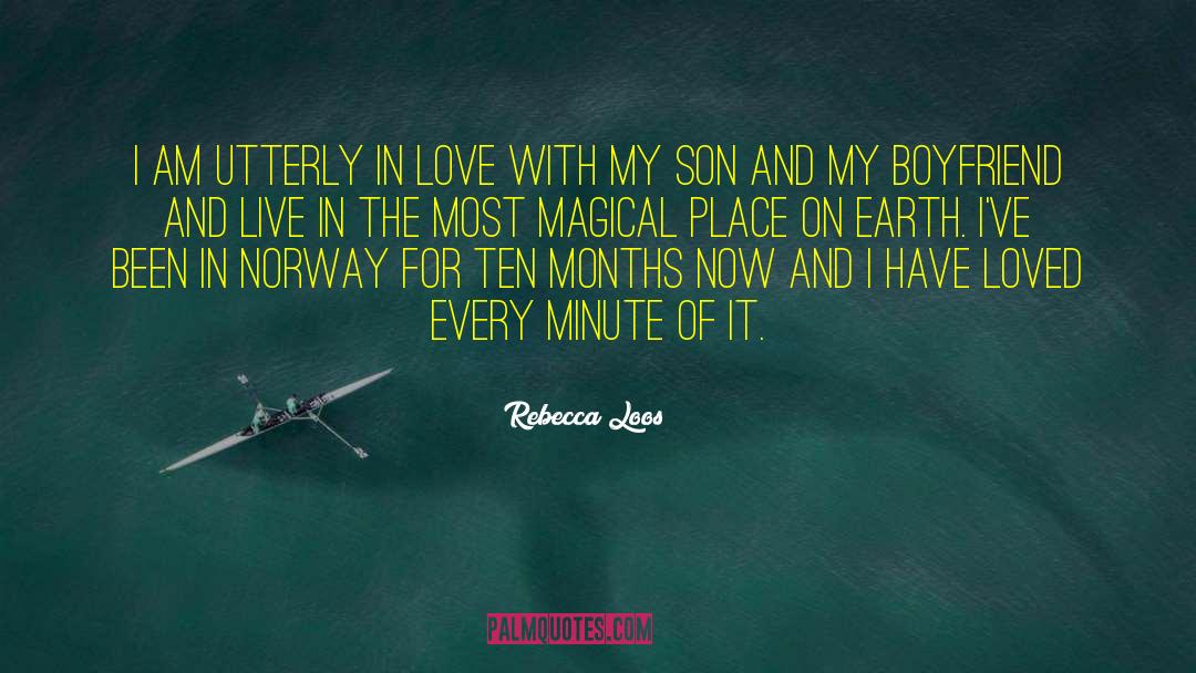 Rebecca Loos Quotes: I am utterly in love