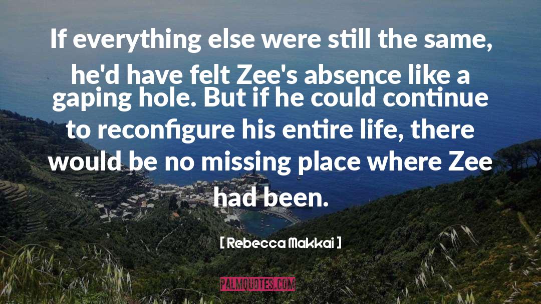 Rebecca Makkai Quotes: If everything else were still
