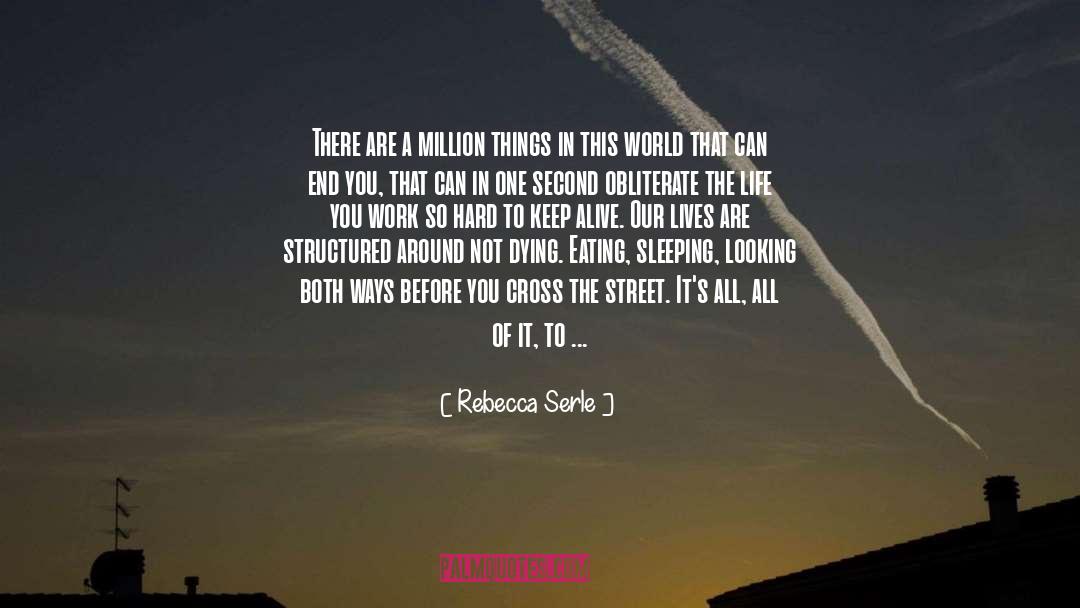 Rebecca Serle Quotes: There are a million things