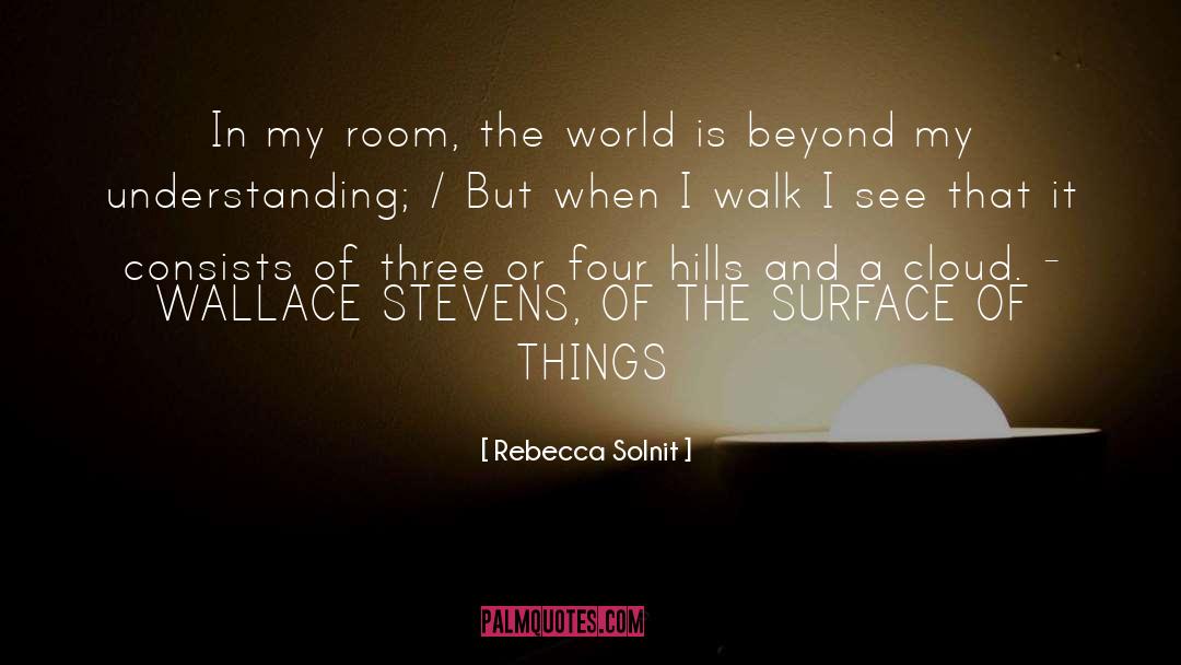 Rebecca Solnit Quotes: In my room, the world