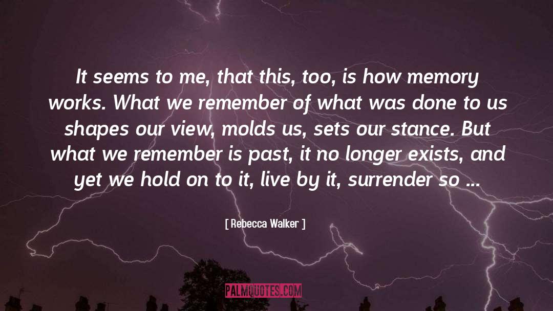 Rebecca Walker Quotes: It seems to me, that