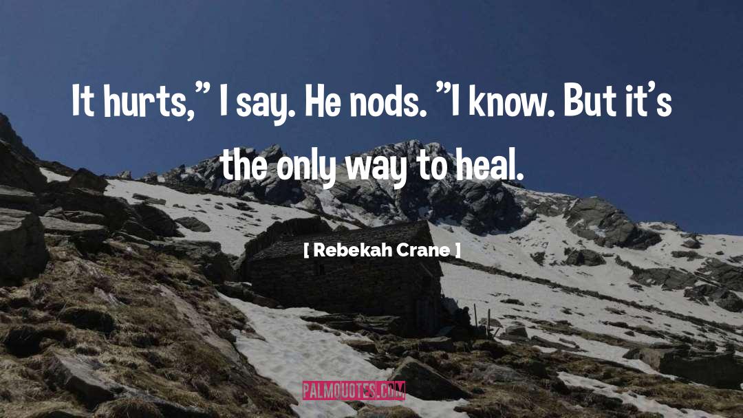 Rebekah Crane Quotes: It hurts,