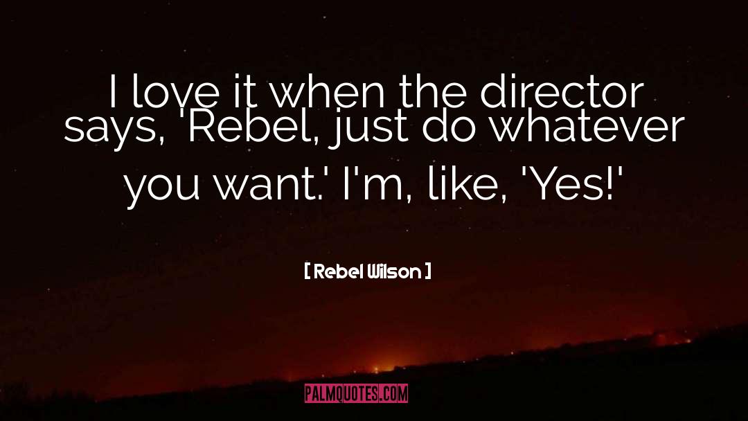 Rebel Wilson Quotes: I love it when the