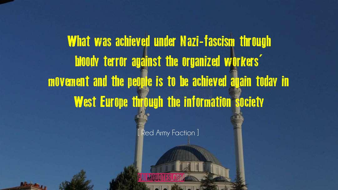 Red Army Faction Quotes: What was achieved under Nazi-fascism