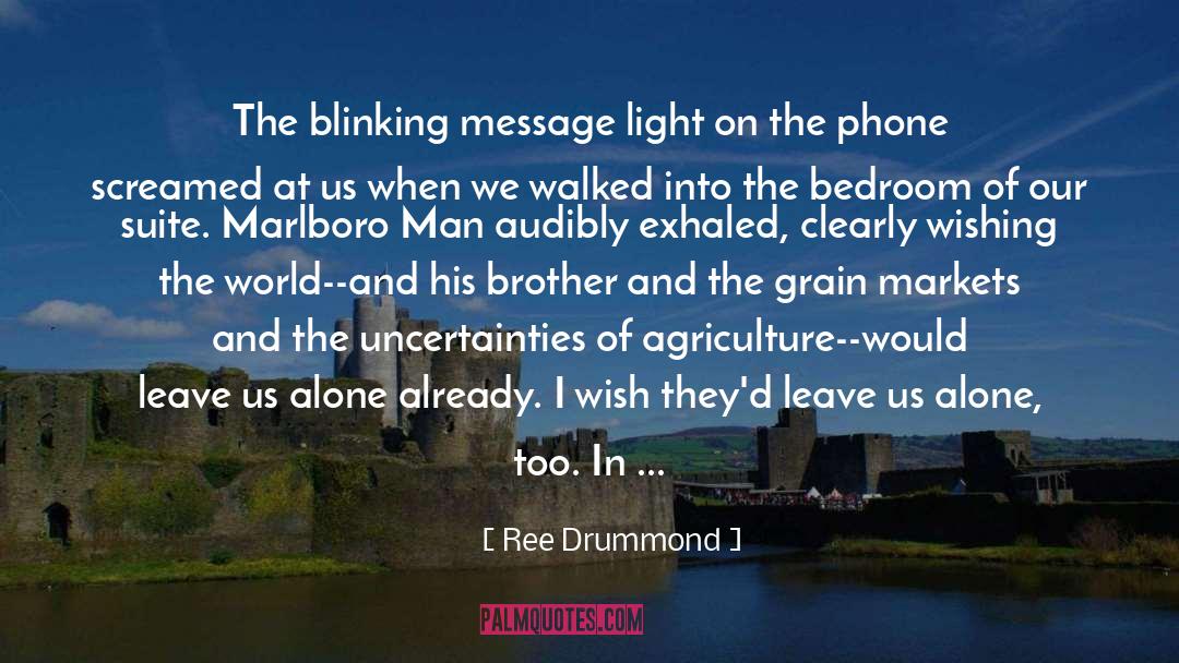Ree Drummond Quotes: The blinking message light on