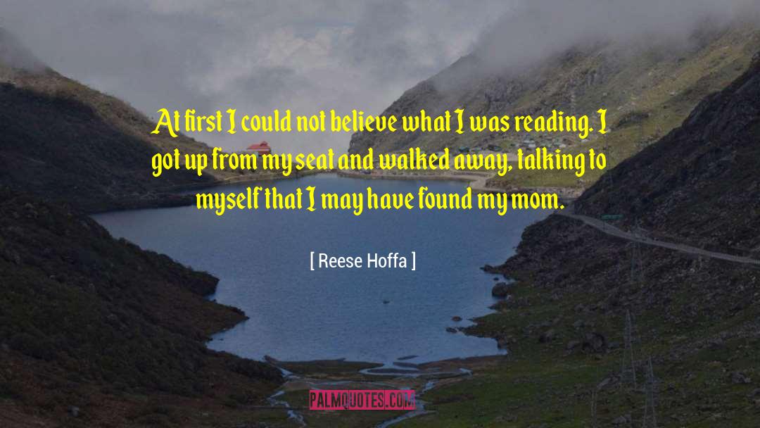 Reese Hoffa Quotes: At first I could not