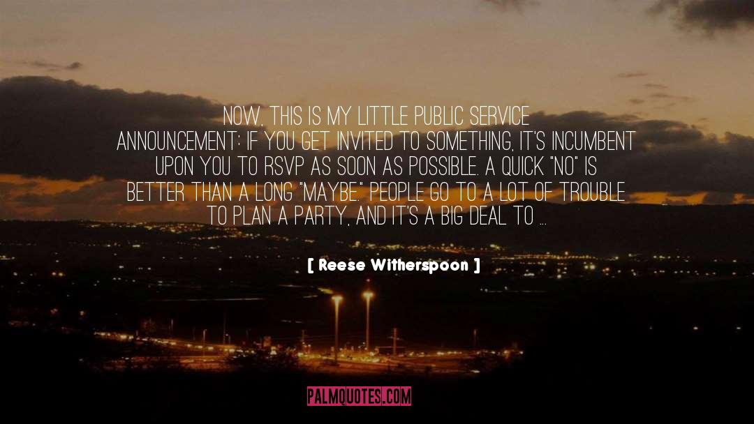 Reese Witherspoon Quotes: Now, this is my little