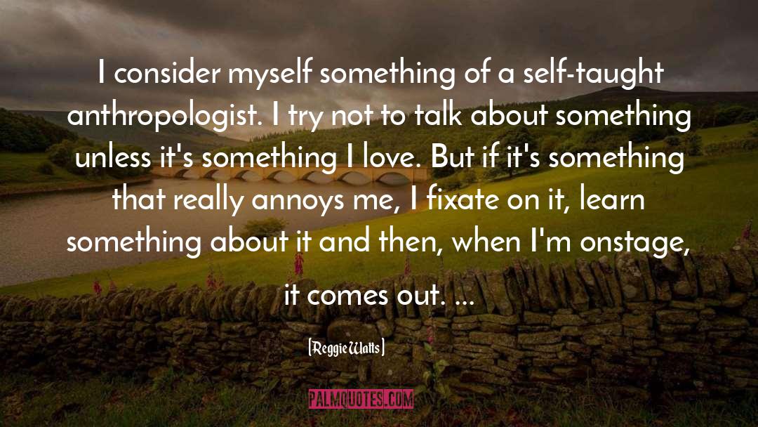 Reggie Watts Quotes: I consider myself something of
