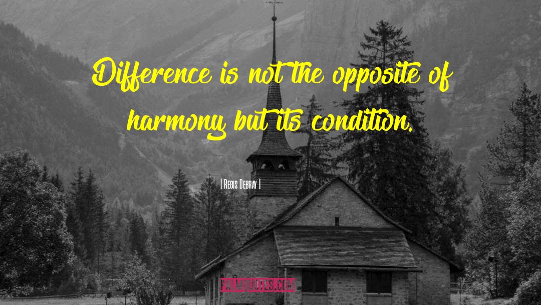 Regis Debray Quotes: Difference is not the opposite