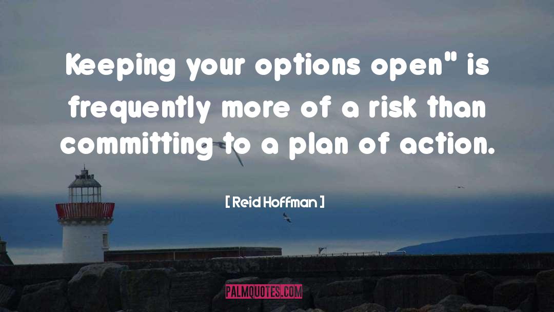 Reid Hoffman Quotes: Keeping your options open