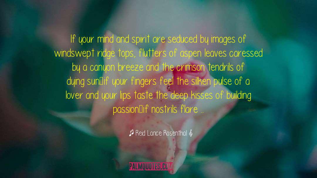 Reid Lance Rosenthal Quotes: If your mind and spirit