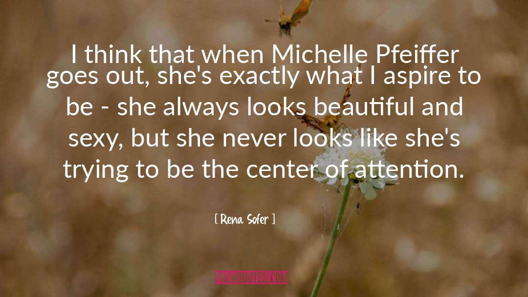 Rena Sofer Quotes: I think that when Michelle