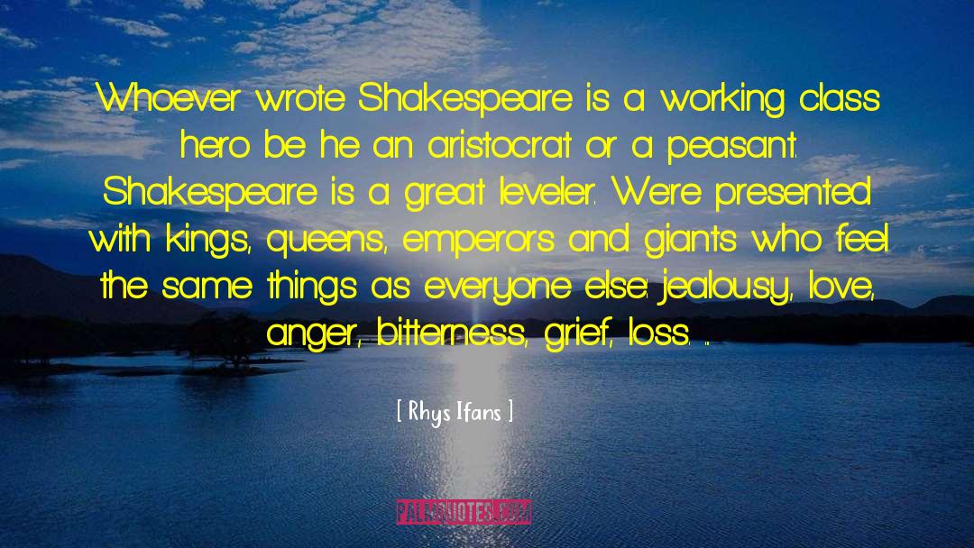 Rhys Ifans Quotes: Whoever wrote Shakespeare is a