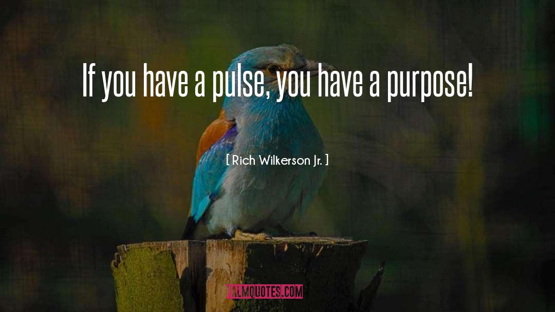 Rich Wilkerson Jr. Quotes: If you have a pulse,