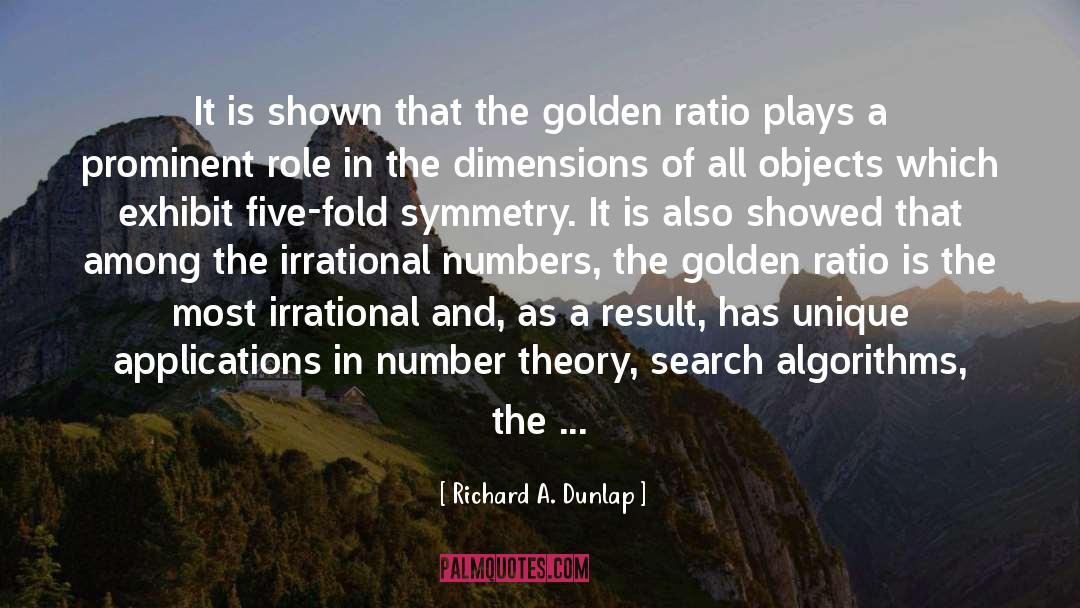 Richard A. Dunlap Quotes: It is shown that the