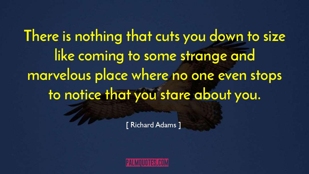 Richard Adams Quotes: There is nothing that cuts