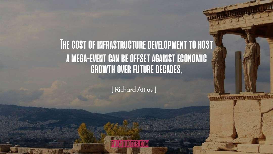 Richard Attias Quotes: The cost of infrastructure development