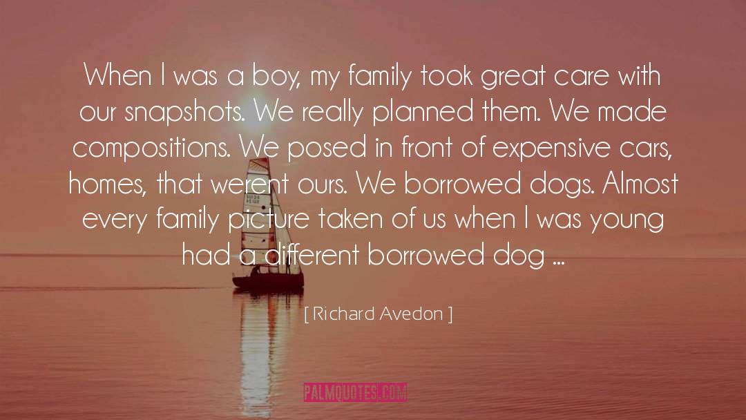 Richard Avedon Quotes: When I was a boy,