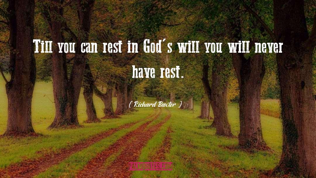 Richard Baxter Quotes: Till you can rest in