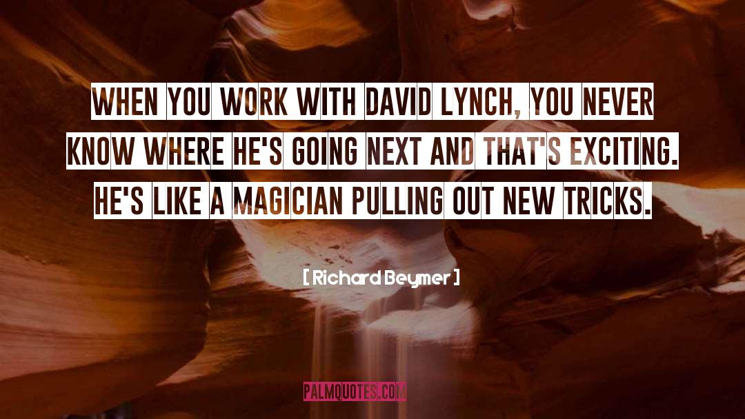 Richard Beymer Quotes: When you work with David
