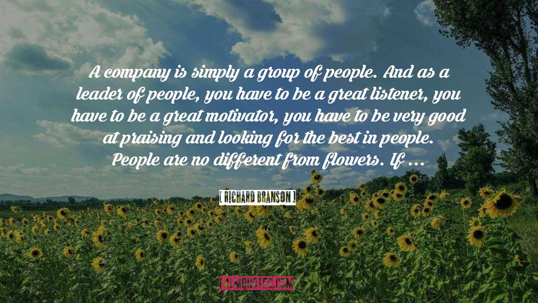 Richard Branson Quotes: A company is simply a