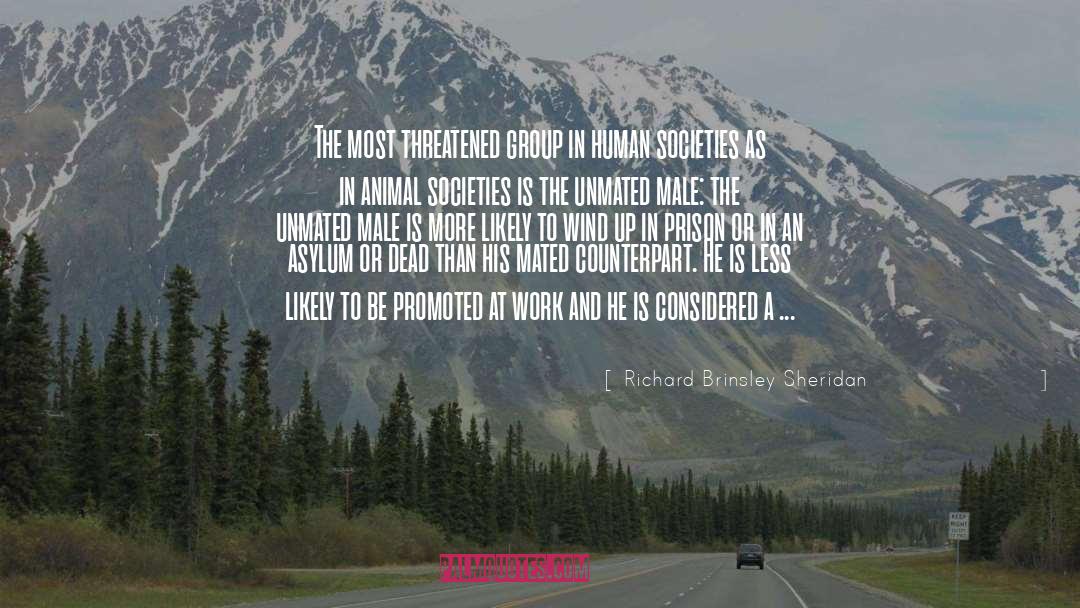 Richard Brinsley Sheridan Quotes: The most threatened group in
