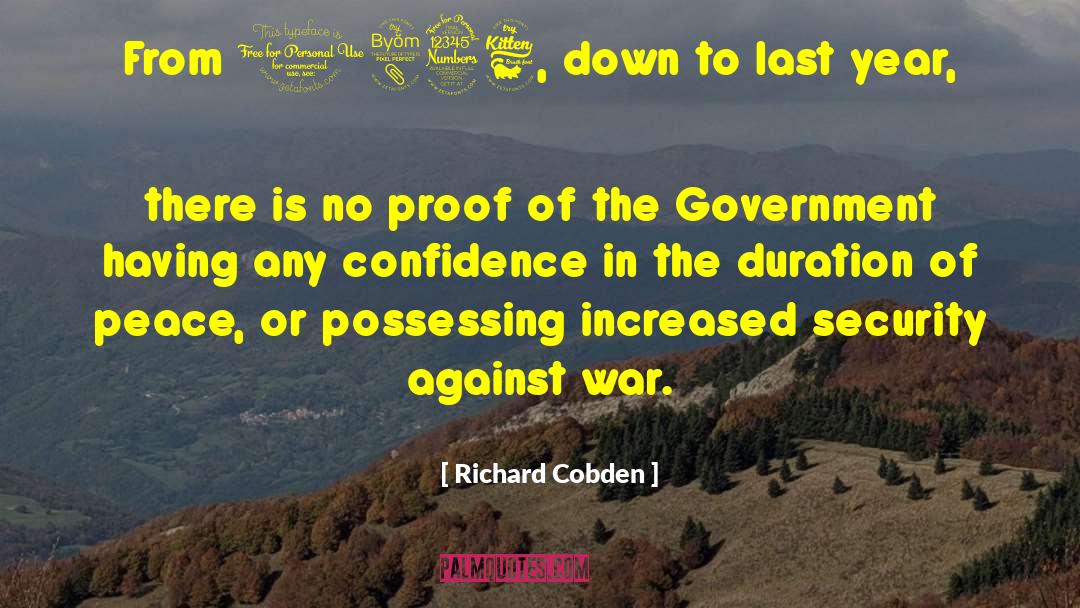 Richard Cobden Quotes: From 1836, down to last