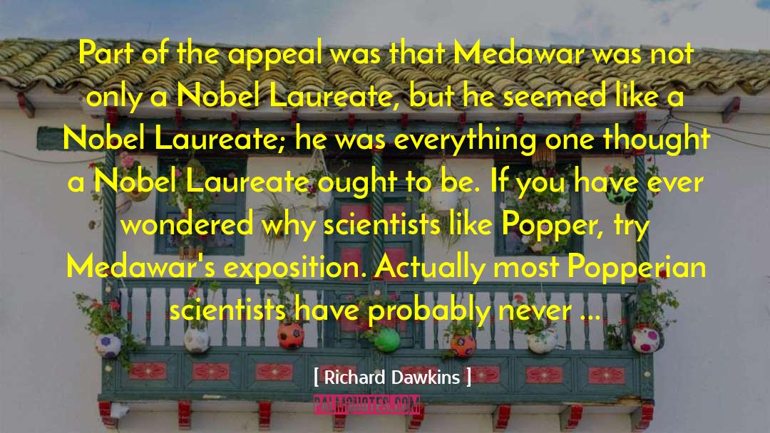 Richard Dawkins Quotes: Part of the appeal was