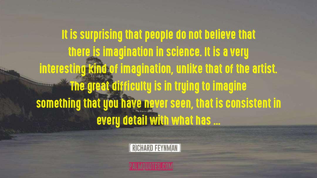 Richard Feynman Quotes: It is surprising that people