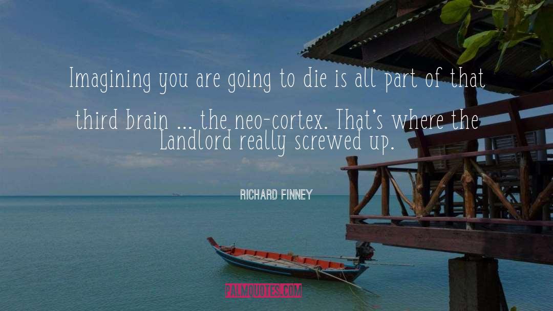 Richard Finney Quotes: Imagining you are going to