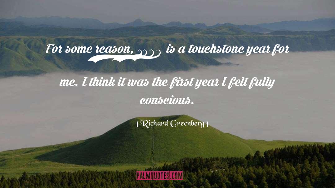 Richard Greenberg Quotes: For some reason, 1968 is