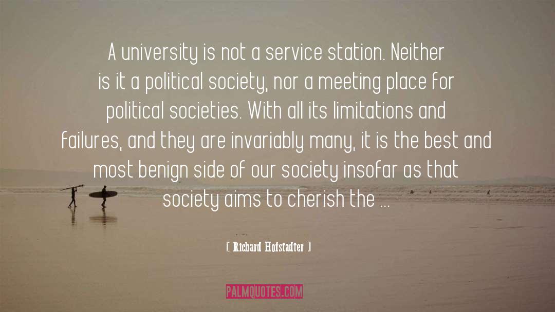 Richard Hofstadter Quotes: A university is not a