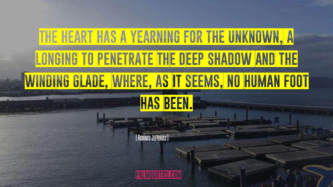 Richard Jefferies Quotes: The heart has a yearning