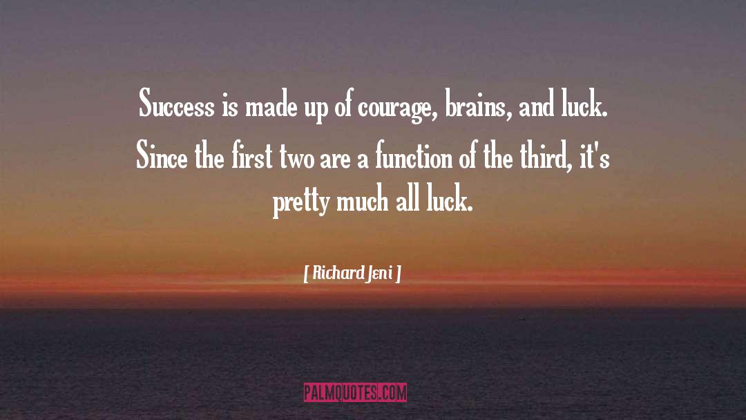 Richard Jeni Quotes: Success is made up of
