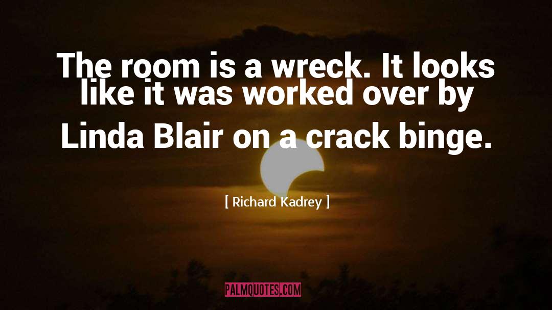 Richard Kadrey Quotes: The room is a wreck.