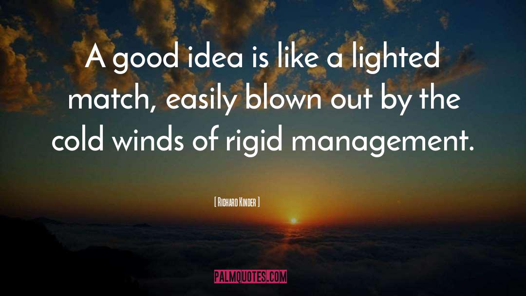 Richard Kinder Quotes: A good idea is like