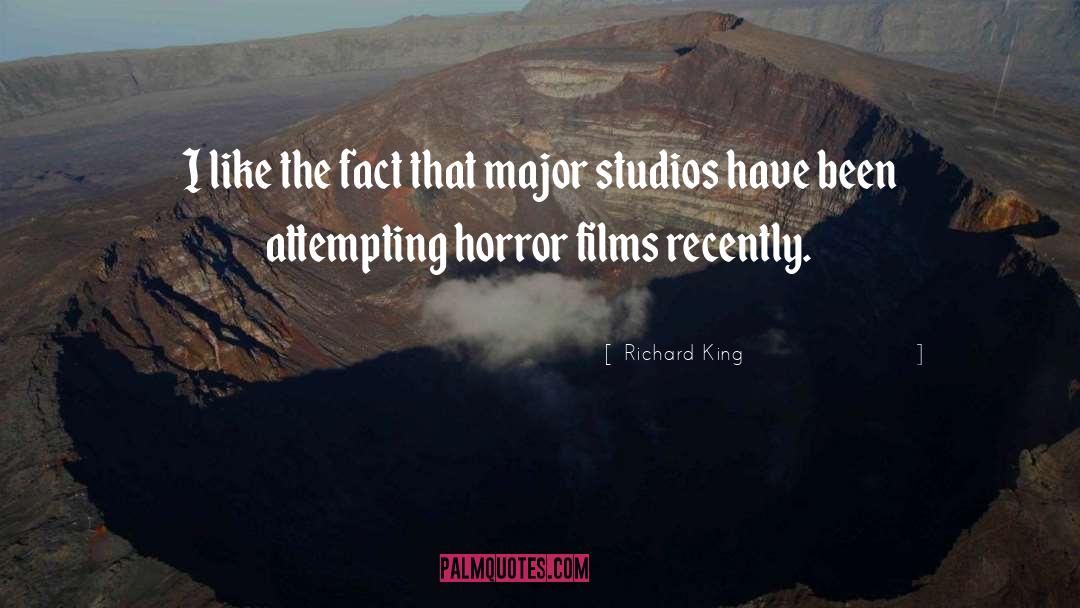Richard King Quotes: I like the fact that
