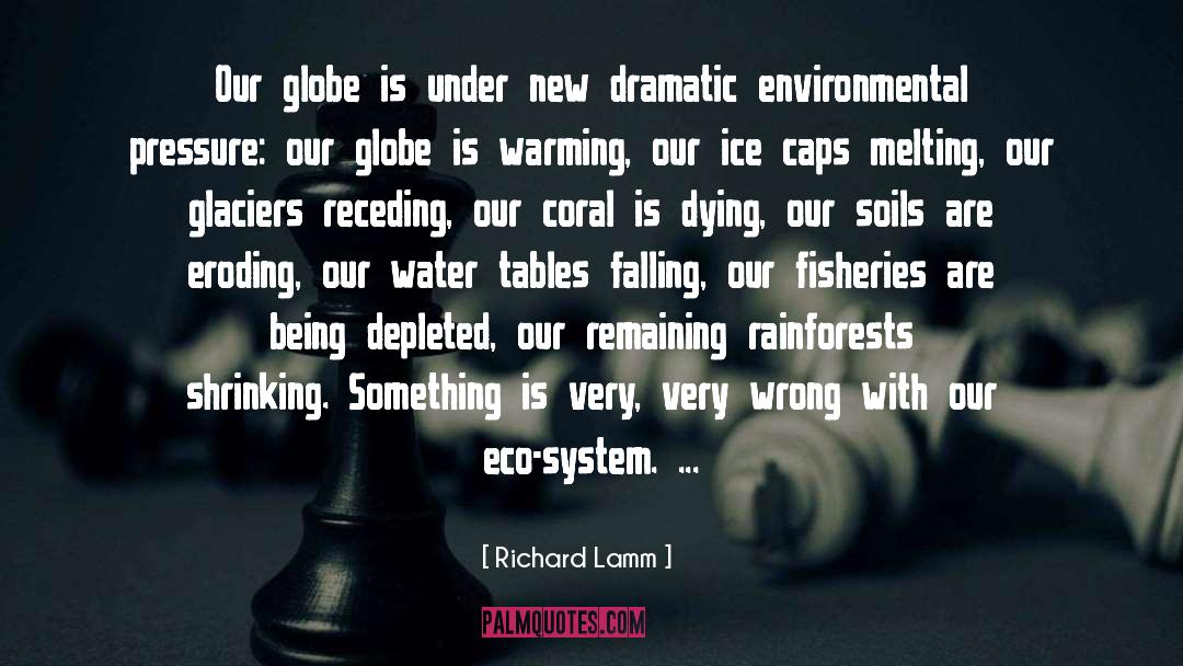 Richard Lamm Quotes: Our globe is under new