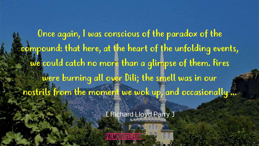 Richard Lloyd Parry Quotes: Once again, I was conscious