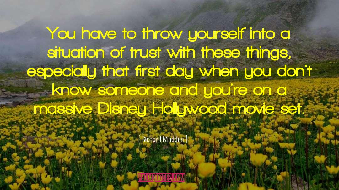 Richard Madden Quotes: You have to throw yourself