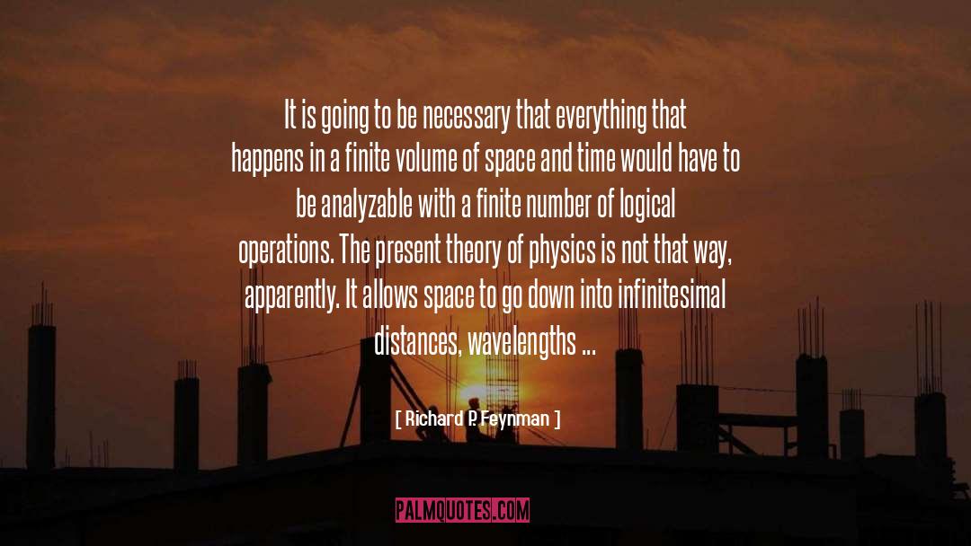 Richard P. Feynman Quotes: It is going to be