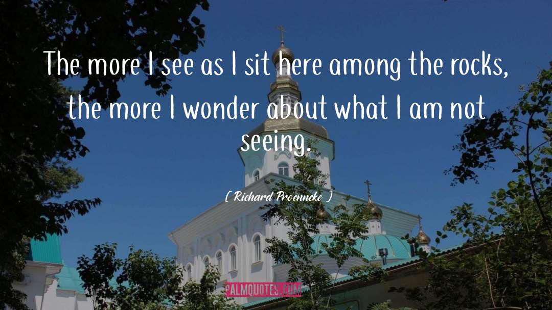 Richard Proenneke Quotes: The more I see as