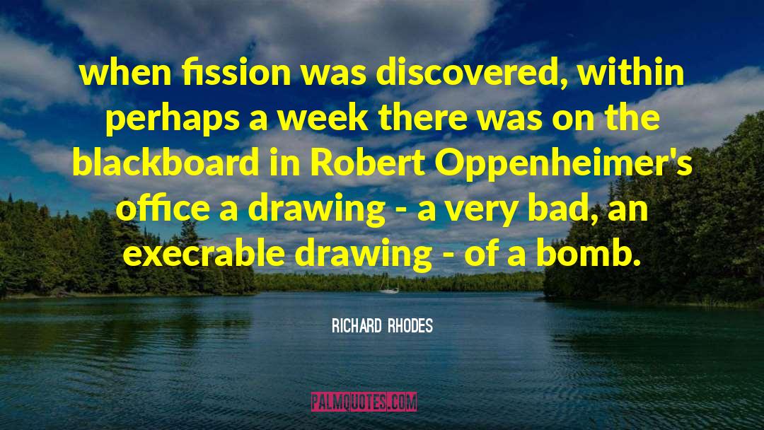 Richard Rhodes Quotes: when fission was discovered, within