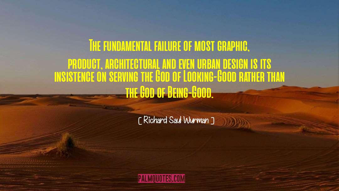 Richard Saul Wurman Quotes: The fundamental failure of most