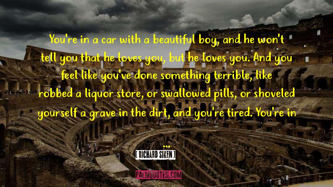Richard Siken Quotes: You're in a car with
