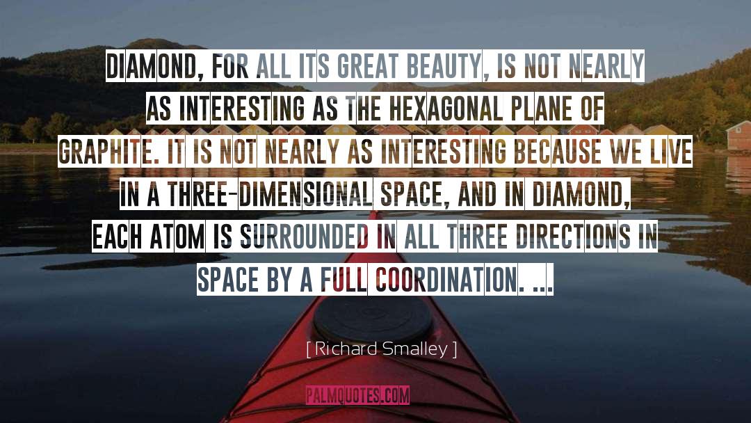Richard Smalley Quotes: Diamond, for all its great