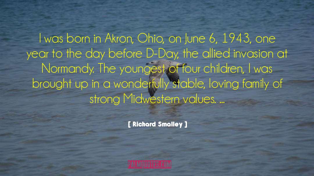 Richard Smalley Quotes: I was born in Akron,