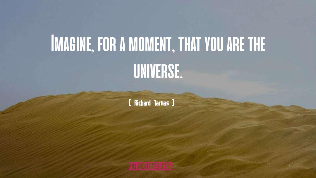 Richard Tarnas Quotes: Imagine, for a moment, that