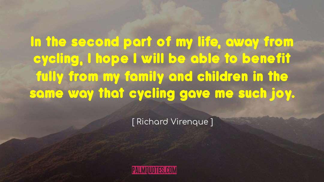 Richard Virenque Quotes: In the second part of